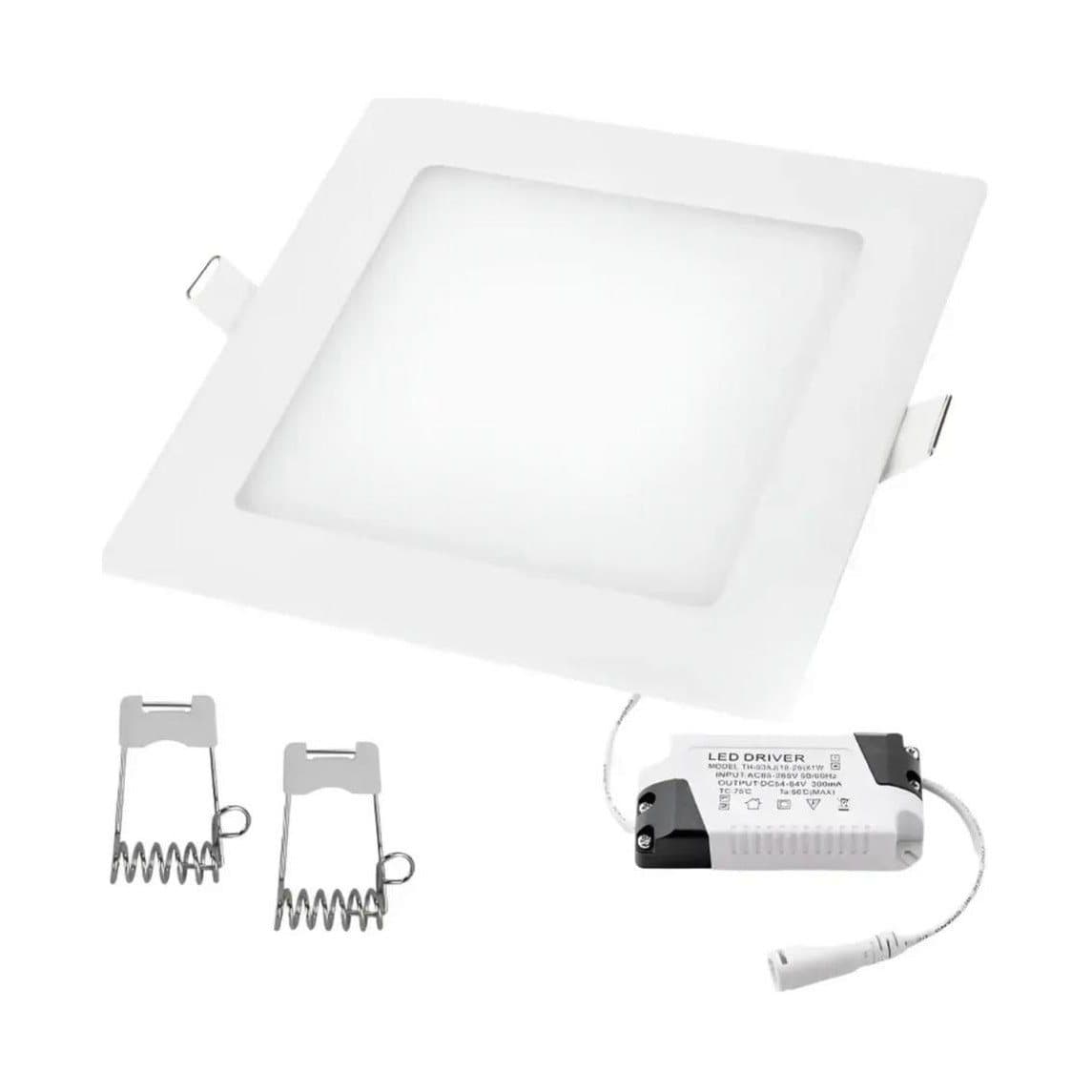 Luminaria LED QD Sobrepor Pouq 18W- 6500K-OP Ouqi