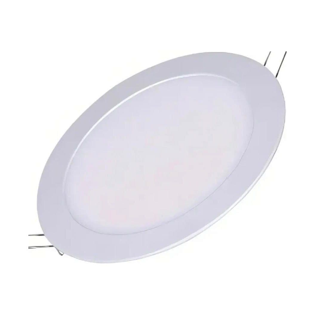 Painel LED de embutir redondo 12W 6500K