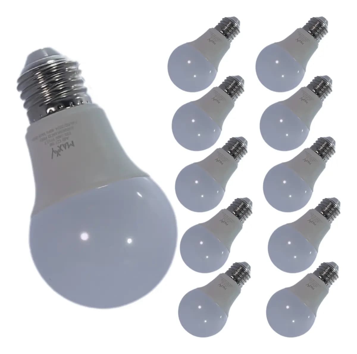 Lâmpada Led 9w Branco Frio Iluminação Bivolt 6500k 10un