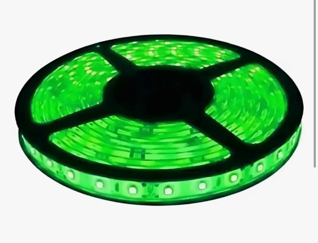 Fita LED 5050 60LEDS/M Verde 5M 12V IP -44