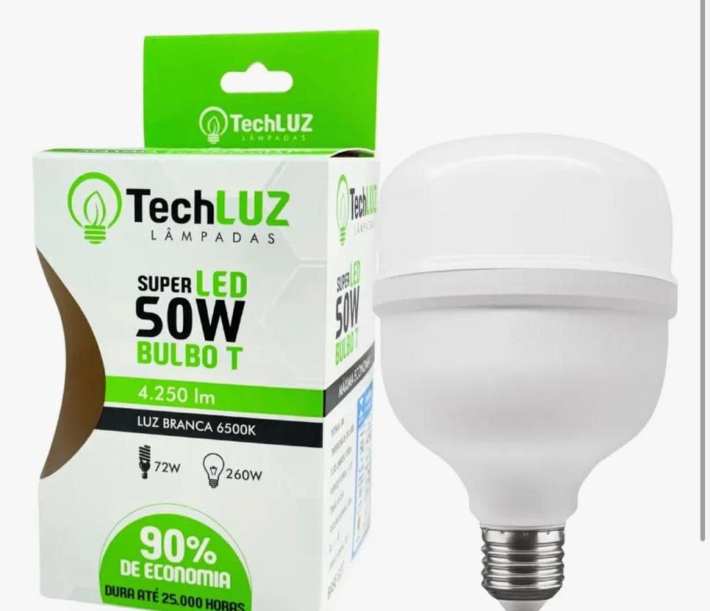 Lampada LED Bulbo T 50W 6500K BIV E27