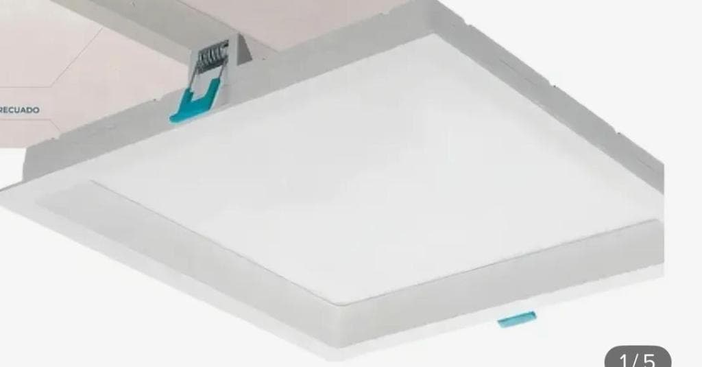 Painel LED Embutir 25W 3000K Deep Recuado - Mundial LUX