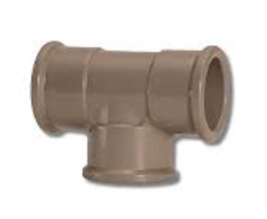 TE de Reduçao PVC Marron 25 X 20M Amanco