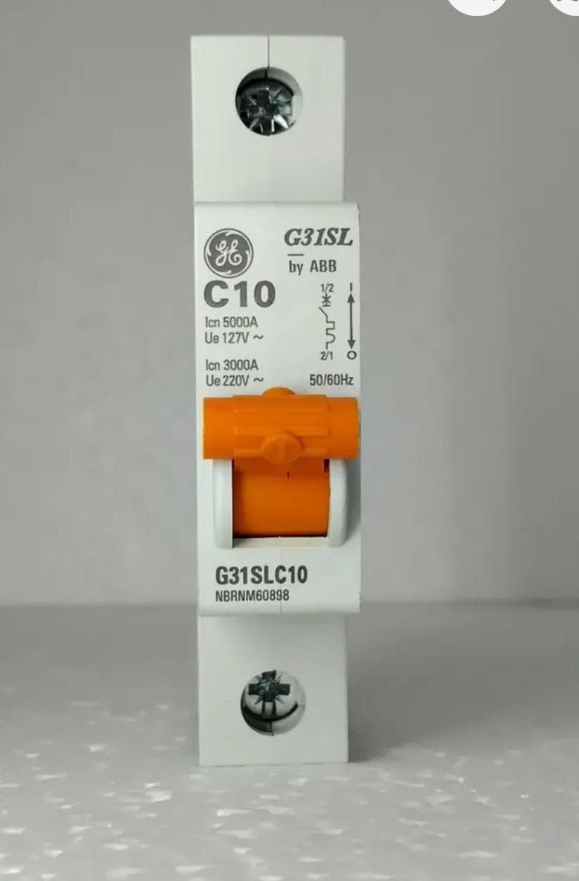 Disjuntor DIN Unipolar 10 AMP G31SLC10