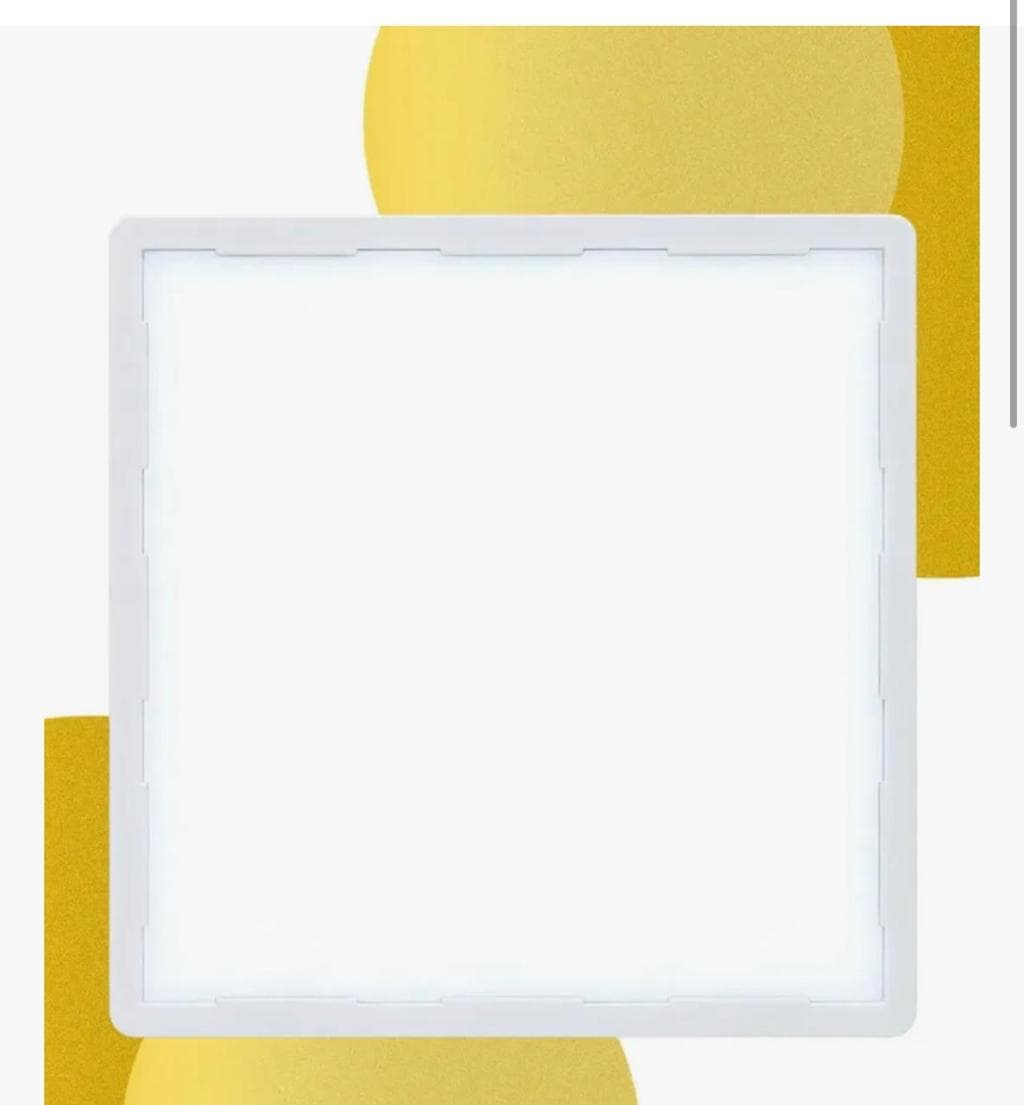 Painel Plafon LED Emb. QD 25W 30X30 Branco Frio Aluminio- Opouqi